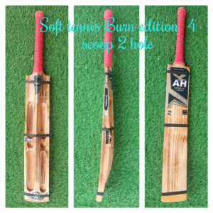 Falcon 4 Scoop 2 Hole Soft Tennis Burn Edition Kashmir Willow